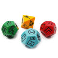 Bescon&#39;s Dungeon and Wilderness Terrain, Dungeon Feature und Treasure Typ Dice Set, 4 -teilige proprietäre polyedrische RPG -Würfel -Set